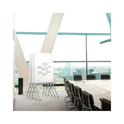 Ghent Roam Laminate Dry-Erase Whiteboard, Aluminum Frame, 4' x 3' (RM36SAWHN)