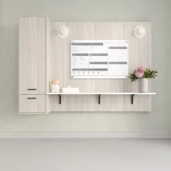 Ghent Slide Changeable Patient Room Glass Dry-Erase Whiteboard, 24