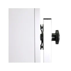 Ghent Steel Mobile Dry-Erase Whiteboard, Aluminum Frame, 4' x 3' (ARMM43)