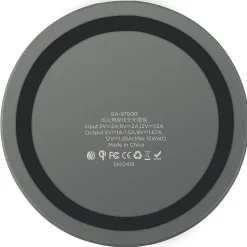 Gigastone Qi Certified Fast Wireless Charging Pad, Black, (GS-GA-9700B-R)