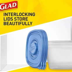 Glad® To Go Lunch Containers, 32 Oz., 4/Pack (78404)