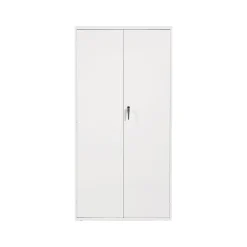 Global 9300 Series 72" Steel Storage Cabinet with 4 Shelves, Designer White (TD9336S72DWT)