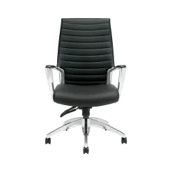 Global Accord Vinyl Computer and Desk Chair, Black (26704ALA16F)