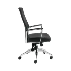 Global Accord Vinyl Computer and Desk Chair, Black (26704ALA16F)