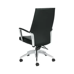 Global Accord Vinyl Computer and Desk Chair, Black (26704ALA16F)