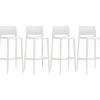 Global Bakhita Plastic Banquet/Reception Chair, Milk 4/Carton (6754MLK)