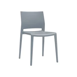 Global Bakhita Polypropylene Banquet/Reception Chair, Char 4/Carton (6751CHA)