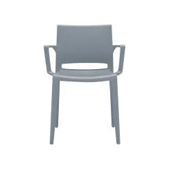 Global Bakhita Polypropylene Banquet/Reception Chair, Alloy, 4/Carton (6750ALY)