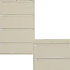 Global 2-Drawer Lateral File Cabinet, Desert Putty