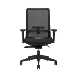 Global Factor Mesh Back Fabric Task Chair, Black (55408BKFU85)