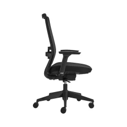 Global Factor Mesh Back Fabric Task Chair, Black (55408BKFU85)