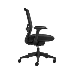 Global Factor Mesh Back Fabric Task Chair, Black (55418BKFU85)