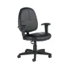 Global Leather Task Chair, Black (8993BK450/550)