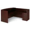 Global Superior BUNDLE15 Workstation, Mahogany