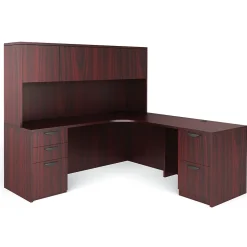 Global Superior BUNDLE12 Workstation, Mahogany