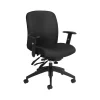 Global Truform TS Fabric Big & Tall Office Chair, Ebony (TS54513SCBKJN02)