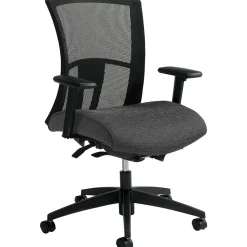 Global Vion Mesh Mid-Back Weight Sensing Synchro - Tilter Task Chair, Granite Rock (6322-8-UR20)