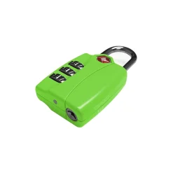 Go Green Power Travergo 3-Digit Combination Lock, Green (TR1120GN)