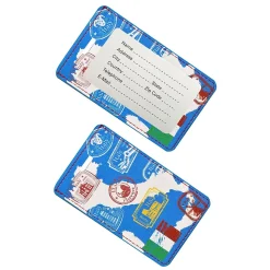 Go Green Power Travergo Map of Italy Luggage Tag, Blue (TR1276)