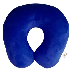 Go Green Power Travergo Polyester Travel Pillow, Blue (TR1020BL)