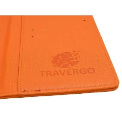 Go Green Power Travergo Passport Holder, Orange (TR1220OR)