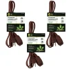 GoGreen Power 6' Extension Cord, 3-Outlet, 16 AWG, Brown (GG-24806-10)
