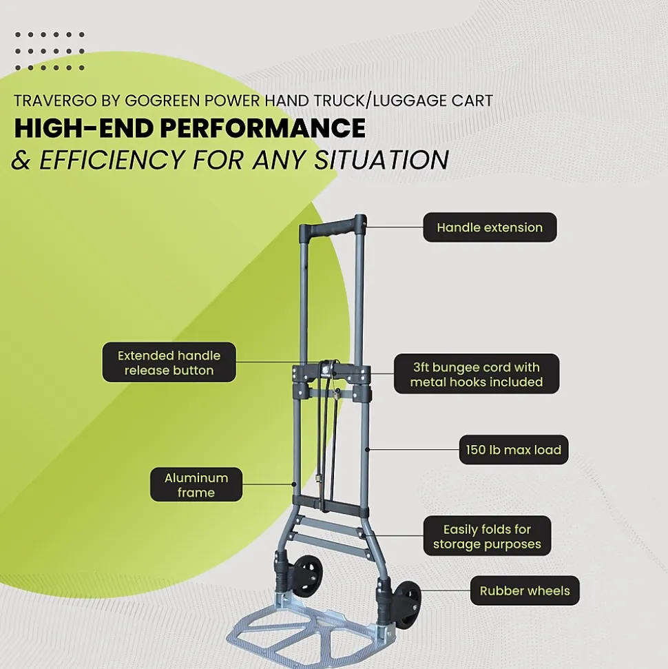 GoGreen Power Tilt Truck, Gray (TR1800)