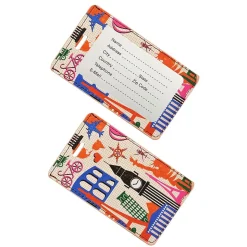 GoGreen Power Travergo World Attractions Luggage Tag, Multicolor (TR1274)