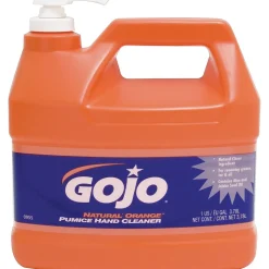 GOJO Natural Orange Liquid Hand Soap, Orange Citrus Scent, 128 oz. (0955-04)
