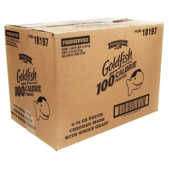 Goldfish Cheddar Crackers, .75 oz., 100 Packs/Box (307-00221)