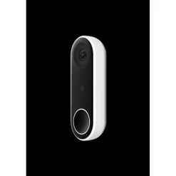 Google Nest Hello WiFi Wired Smart Video Doorbell, Black (5085916)
