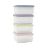 Gourmet Kitchen Snack Containers, Assorted Colors, 4/Set (335271)