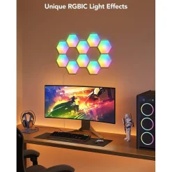Govee Glide Hexa Multicolor LED Light Panels (B6061A02)