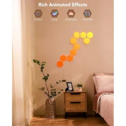 Govee Glide Hexa Multicolor LED Light Panels (B6061A02)