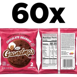 Grandma's Brownies, Chocolate, 2.5 Oz., 60/Carton (FRI10310)
