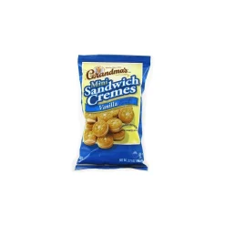 Grandma's Mini Vanilla Creme Cookies, 3.71 oz, 24/Carton (45095)