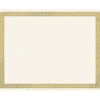 Great Papers Braided Foil Certificates, 8.5" x 11", Beige/Gold, 15/Pack (963006)