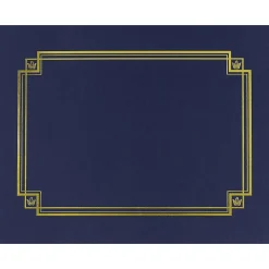 Great Papers Certificate Holders, 9.75" x 12.5", Navy, 3/Pack (938903)