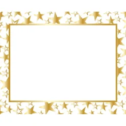 Great Papers Certificates, 8.5" x 11", Gold and White, 50/Pack (2014025)