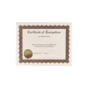 Great Papers Certificates, 8.5" x 11", Gold and Beige, 18/Pack (20104239)