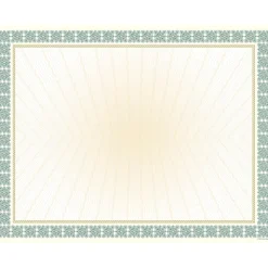 Great Papers Certificates, 8.5" x 11", Westminster Green, 6/Pack (963022)