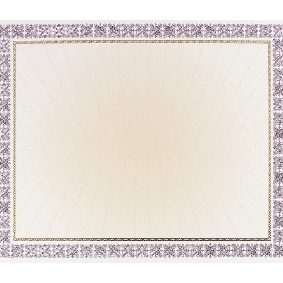 Great Papers Certificates, 8.5" x 11", Purple, 15/Pack (963023)