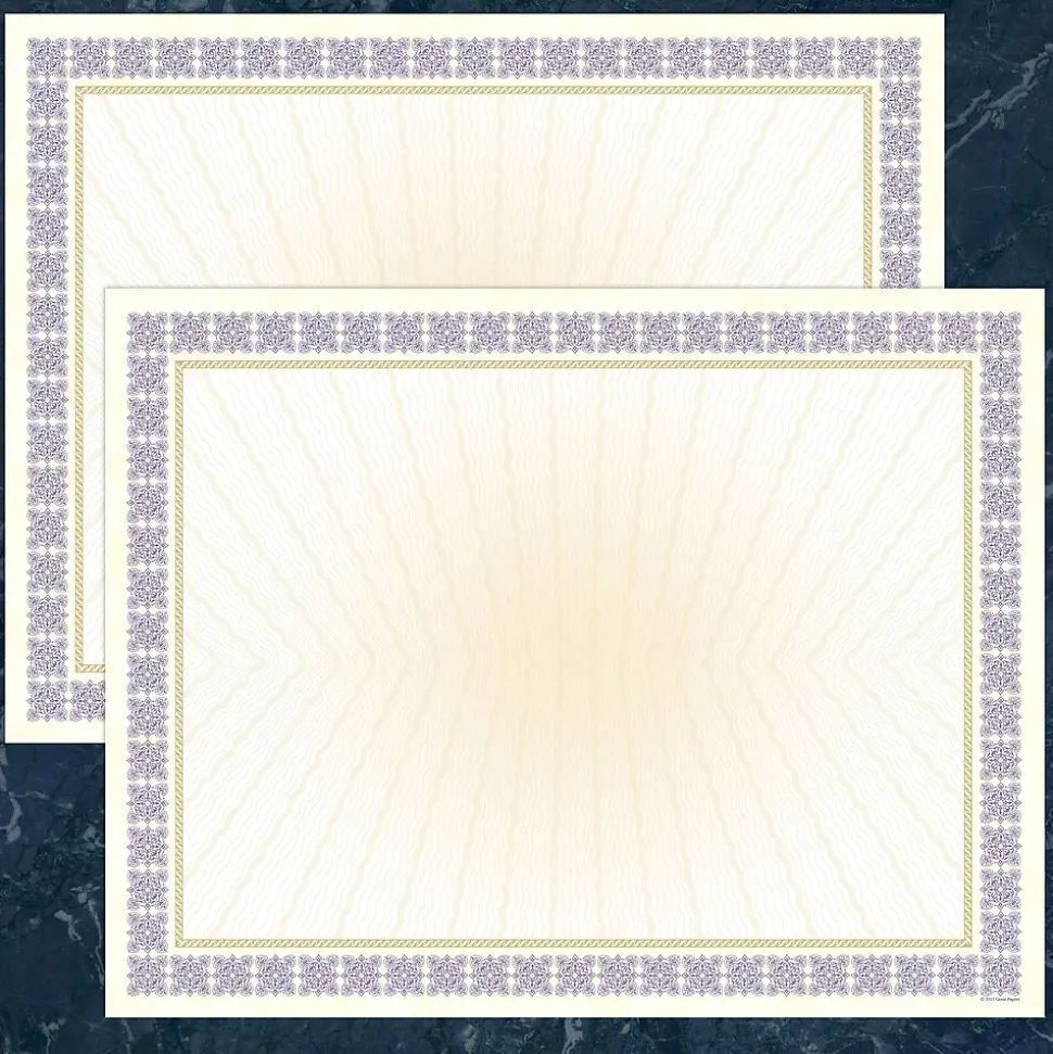 Great Papers Certificates, 8.5" x 11", Purple, 15/Pack (963023)