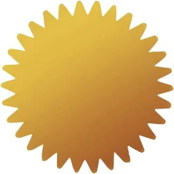 Great Papers! Gold Certificate Seal, 100/Pack (901200PK2)