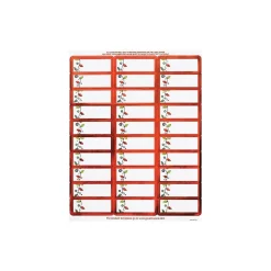 Great Papers® Holiday Card Address Labels String Of Lights Foil, 120/Count