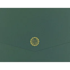 Great Papers Hunter Certificate Holders, 9.375" x 12", Green, 5/Pack (20103780)