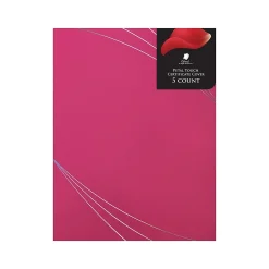 Great Papers Petal Touch Certificate Holders, 9.34" x 12", Pink, 5/Pack (2019000)