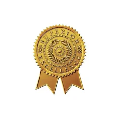 Great Papers! Star Burst Certificate Seals, 2" x 1", Gold, 48/Pack (903418)