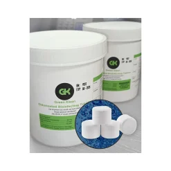 Green Klean Disinfecting Chlorinated Tablets, 120/Bottle, 2 Bottles/Carton (GK-CDT6.55-2pk)