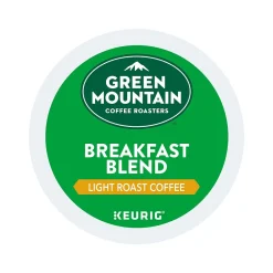 Green Mountain Breakfast Blend Coffee Keurig® K-Cup® Pods, Light Roast, 70/Box (5000373741)